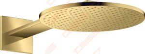 Dušo galva su laikikliu iš sienos AXOR ShowerSolutions 300 2jet, poliruoto aukso spalvos (Polished Gold Optic)
