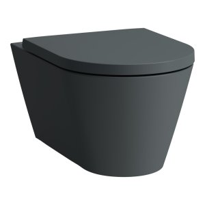 Pakabinamas unitazas Laufen KARTELL, Rimless, spalva - Graphite matt