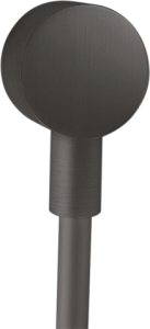 Potinkinio dušo jungtis AXOR Starck su atbuliniu vožtuvu, šlifuoto juodo chromo spalvos (Brushed Black Chrome)