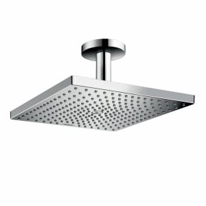 Dušo galva su laikikliu iš lubų HANSGROHE Raindance E 300, 1 srovės, spalva - chromo (chrome)