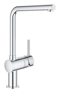 Plautuvės maišytuvas GROHE Minta L formos, chromo spalvos 
