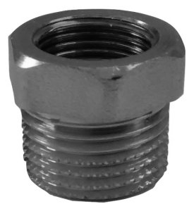 Žalvarinė chromuota jungtis PATTARONI Dn3/8" x 1/2"
