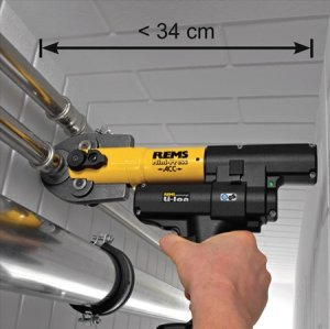 Akumuliatorinis presas REMS Mini-Press ACC Dn3/8"-1.1/4" (10-40mm)