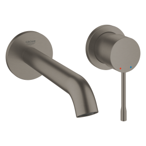 Praustuvo maišytuvas iš sienos GROHE Essence 183mm ilgio, matinės grafito spalvos (Brushed Hard Graphite)