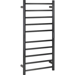 Elektrinis rankšluosčių džiovintuvas BEMETA Laderra, 450x960 mm, 130 W, juodas matinis 