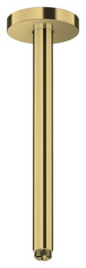 Laikiklis iš lubų dušo galvai AXOR ShowerSolutions, 300 mm, poliruoto aukso spalvos (Polished Gold Optic)