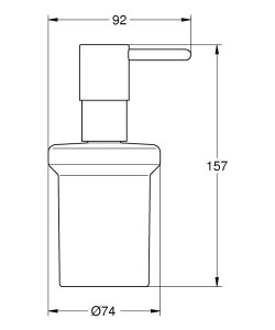 Muilo dozatorius Grohe Essentials matinė aukso spalva