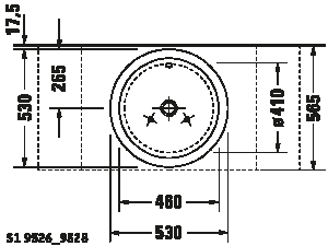 Praustuvas Duravit dubuo Starck1 Ø530