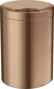 Atvira šiukšliadėžė AXOR Universal Circular, 5 l, šlifuoto raudono aukso spalva (Brushed Red Gold)