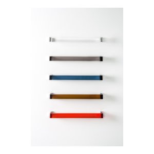 Rankšluosčių kabykla Laufen KARTELL Rail 300x75x40 mm, plastikas, spalva - dūmo pilka