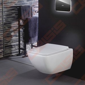 Komplektas WC VILLEROY&BOCH Venticello su  	DirectFlush dangčiu