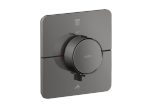 Dekoratyvinė dalis AXOR ShowerSelect ID potinkiniams termostatiniam maišytuvui, 2 funkcijų, poliruoto juodo chromo spalvos (Polished Black Chrome)