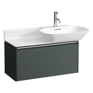 Spintelė praustuvui Laufen BASE 770x350x360 mm, su vienu stalčiumi, praustuvams 813301, 813302, spalva- traffic grey