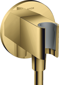 Dušo laikiklis su žarnos pajungimu AXOR ShowerSolutions, šlifuoto žalvario spalvos (Brushed Brass)