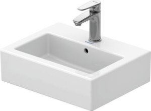 Praustuvas Duravit Vero 45x35 su 1 skylės 