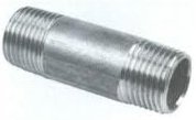 Plieninis cinkuotas trumpasriegis Dn3/4"