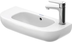 Praustuvas Duravit D-code 50x22 su skylės kairėje