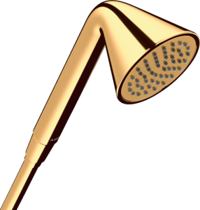 Rankinė dušo galva AXOR Showers/Front85 1jet EcoSmart, poliruoto aukso spalvos (Polished Gold Optic)