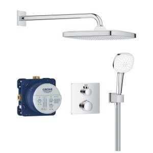 Termostatinis potinkinis komplektas Grohe 1000GRT Tempesta Cube 250 1sr 9.5l/min
