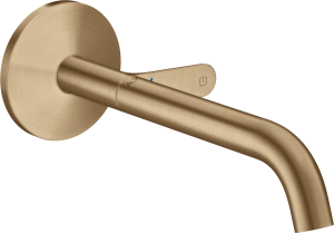 Praustuvo maišytuvas AXOR One Select 220 mm, iš sienos, šlifuotos bronzos spalvos (Brushed Bronze)