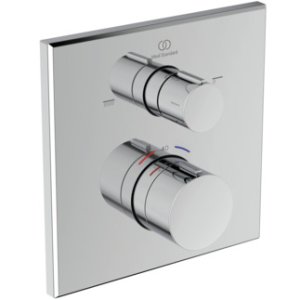 Dekoratyvinė dalis vonios/dušo maišytuvui Ideal Standard Ceratherm C100, termostatinė, spalva - chromas