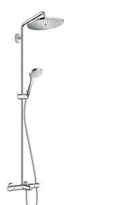 Termostatinė vonios/dušo sistema HANSGROHE Croma Select S 280, 1 srovės, spalva - chromo (chrome)