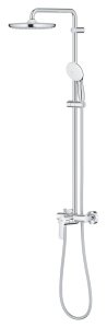 Dušo sistema su maišytuvu GROHE Tempesta System 250, 1011mm stovas, chromo spalvos 