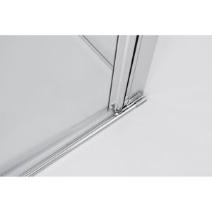 Dušo kabina Brasta Glass ERIKA 979-992x975-988x2000 skaidrus stiklas