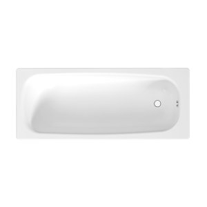 Vonia Jika TANZA 1500x700x390 mm, su kojelėmis, stačiakampė, plieninė emaliuota