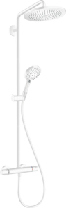 Termostatinė dušo sistema HANSGROHE Croma Select S 280, 1 srovės, spalva - balta matinė (matt white)