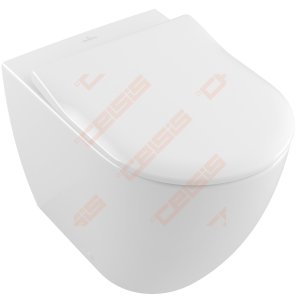 Pastatomas unitazas VILLEROY&BOCH Subway 2.0 „Direct Flush” sistema, „Ceramicplus” danga