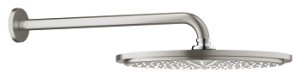 Dušo galva GROHE Rainshower Cosmopolitan 310 su 380mm alkūne iš sienos, 1 srovė, nerūdijantis plienas 