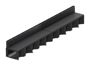Plastikinis latakas Hexaline su plyšiniu dangčiu L-1m