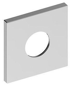 Sieninio maišytuvo apdaila IXMO 105x105mm, kvadratinė