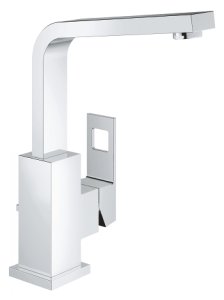 Praustuvo maišytuvas GROHE Eurocube L dydis, su dugno vožtuvu, chromo spalvos 