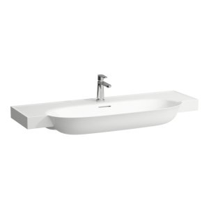 Praustuvas Laufen THE NEW CLASSIC 1200x480x75 mm, baldinis, su 1 anga maišytuvui viduryje