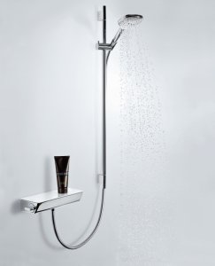 Dušo komplektas HANSGROHE Raindance Select E 120 3jet EcoSmart 9 l/min / Unica S Puro 0,90 m