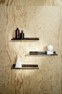 Lentynėlė sieninė Laufen KARTELL Shelfish, plastikas, spalva - skaidri