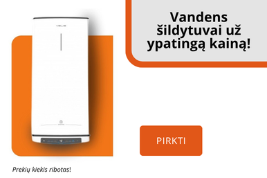 Ariston vandens šildytuvų akcija