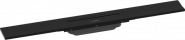 Grotelės Raindrain Flex 70cm (trumpinama iki 500mm), montavimui prie sienos, juodos matinės 