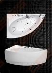 Vonia BALTECO Idea 150x91 cm, su oro ir vandens masažu Combi S4 
