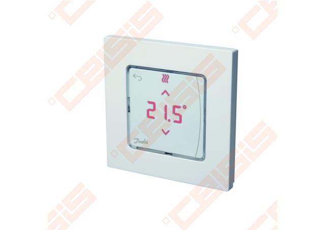 Danfoss Icon patalpos termostatas, 230V, su ekranu, sienoje 80x80 | CELSIS